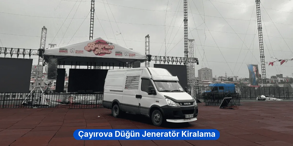 Çayırova Düğün Jeneratör Kiralama